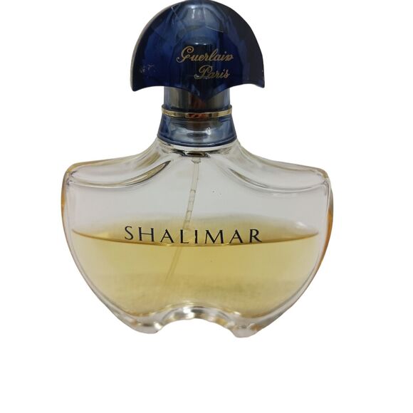 Guerlain SHALIMAR EDT Natural Spray 1.7 Oz 50 ml Modern Batwing Bottle 1/2 full - Picture 3 of 10